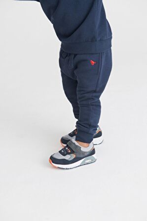 Baby % 100 Pamuklu Lacivert Sweatshirt Jogger Alt Üst Takım
