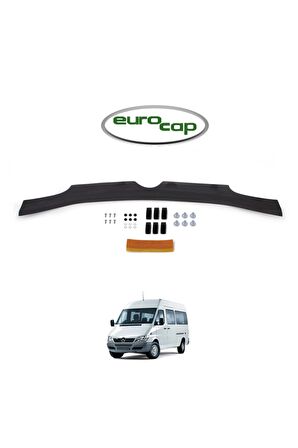 Mercedes Sprinter W901 Ön Kaput Koruma Rüzgarlığı 3mm Akrilik Parlak Siyah Deflektör 2000-2006