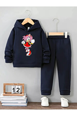 Amy Rose Premium 3. İplik Compact Sweatshirt & Eşofman Takımı