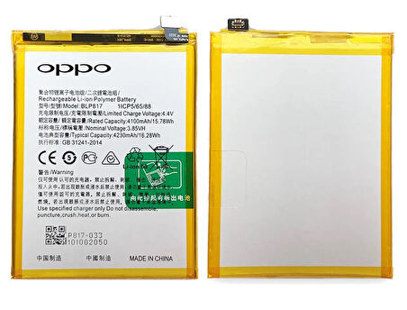 Oppo A15S Uyumlu Batarya Pil Sıfır Orijinal