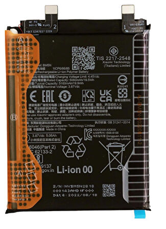 Xiaomi POCO F5 PRO -BM5N Uyumlu Batarya Pil Sıfır Orijinal