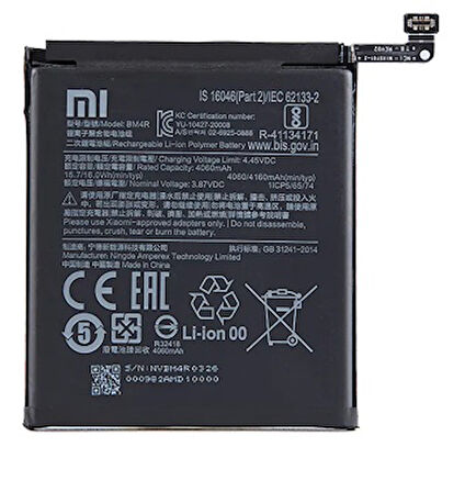 Xiaomi Mİ 10 LITE - BM 4R - Uyumlu Batarya Pil Sıfır Orijinal
