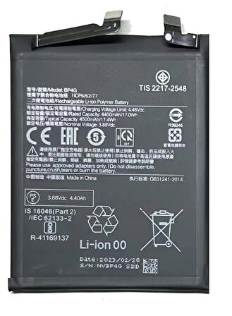 Xiaomi Mi 13 - BP 4G - Uyumlu Batarya Pil Sıfır Orijinal