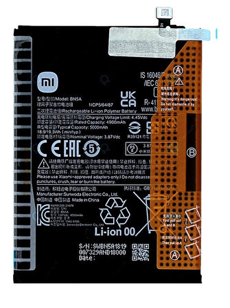 Xiaomi Redmi 10 - BN5A - Uyumlu Batarya Pil Sıfır Orijinal