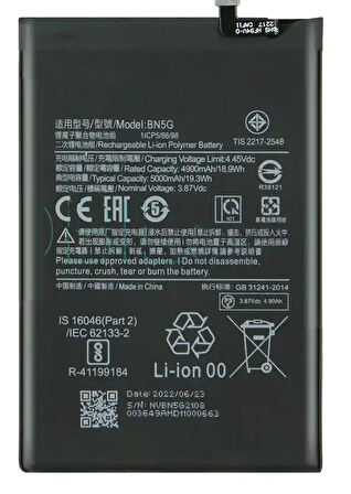 Xiaomi Redmi 10A - BN5G - Uyumlu Batarya Pil Sıfır Orijinal