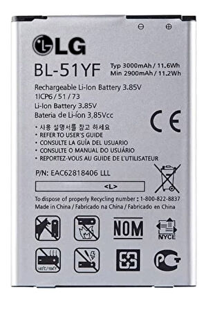 LG G4 Uyumlu Batarya Pil Sıfır Orijinal