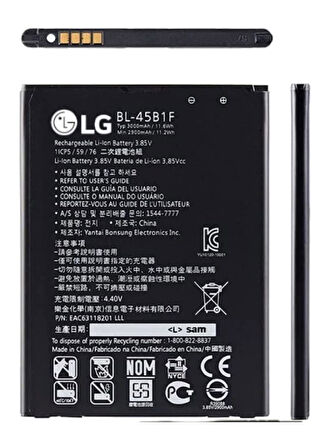 LG V10 Uyumlu Batarya Pil Sıfır Orijinal