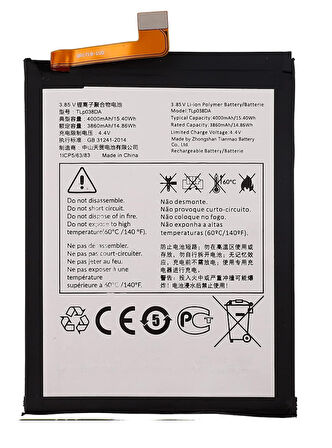 Tcl 20E Uyumlu Batarya Pil Sıfır Orijinal