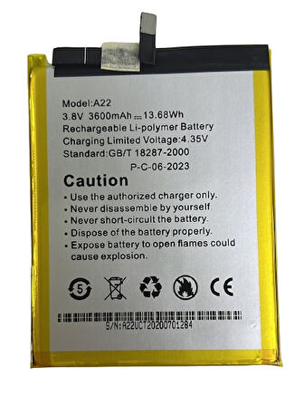 Hiking A22 Uyumlu Batarya Pil Sıfır Orijinal