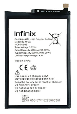 Infinix NOTE 7 Uyumlu Batarya Pil Sıfır Orijinal