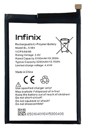 Infinix NOTE 8İ Uyumlu Batarya Pil Sıfır Orijinal