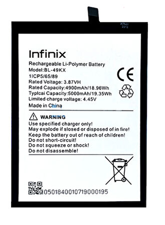Infinix NOTE 11 Uyumlu Batarya Pil Sıfır Orijinal