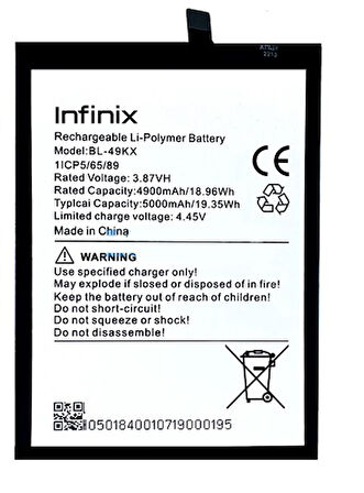 Infinix NOTE 12 Uyumlu Batarya Pil Sıfır Orijinal