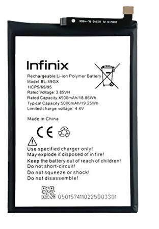 Infinix HOT 11S Uyumlu Batarya Pil Sıfır Orijinal