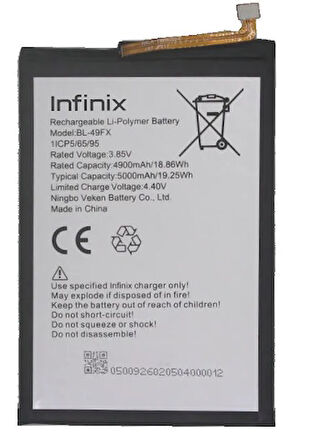 Infinix SMART 6 Uyumlu Batarya Pil Sıfır Orijinal