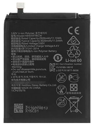 Huawei Y5 2018 Uyumlu Batarya Pil Sıfır Orijinal