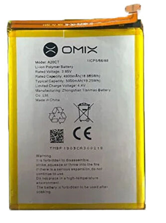 Omix 400 Uyumlu Batarya Pil Sıfır Orijinal