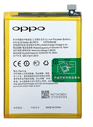 Oppo A12 - BLP637 - Uyumlu Batarya Pil Sıfır Orijinal