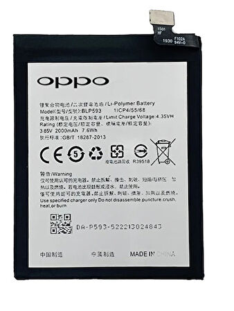 Oppo A31 - BLP593 - Uyumlu Batarya Pil Sıfır Orijinal