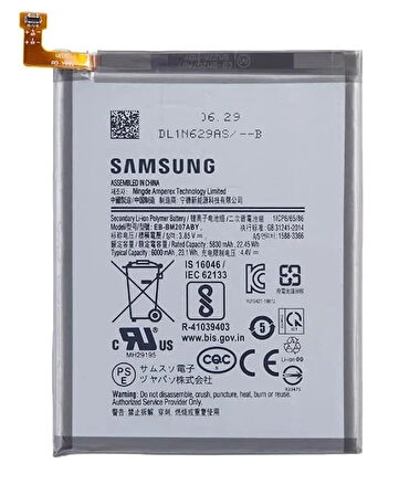 Samsung Galaxy M30S - SM-M307 Uyumlu Batarya Pil Sıfır Orijinal