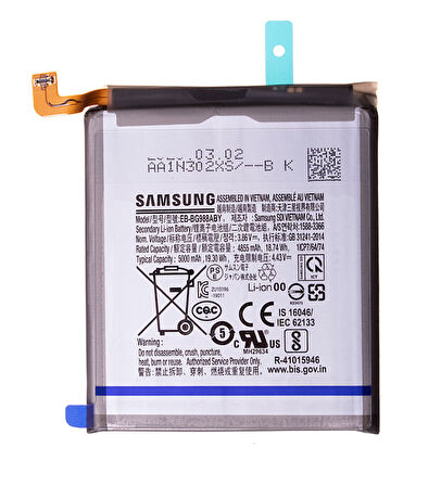 Samsung Galaxy S20 ULTRA - SM-G988 Uyumlu Batarya Pil Sıfır Orijinal