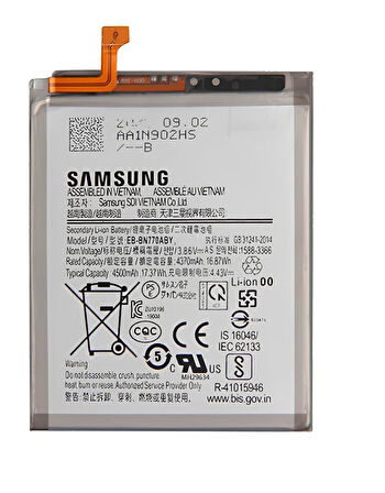 Samsung Galaxy NOTE I0 LITE - SM-N770 Uyumlu Batarya Pil Sıfır Orijinal