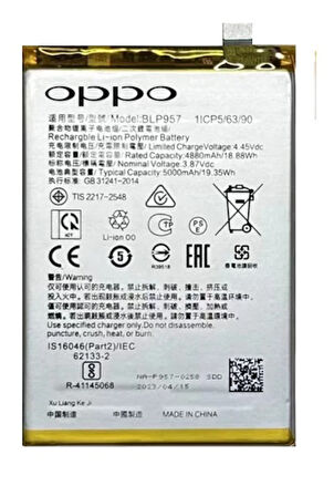 Oppo Realme 10 - Blp957 - Uyumlu Batarya Pil Sıfır Orijinal