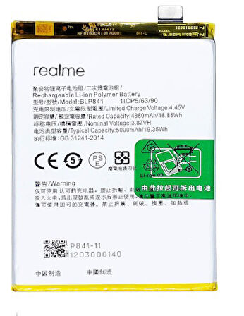 Oppo Realme Q3i 5g - Blp841 - Uyumlu Batarya Pil Sıfır Orijinal