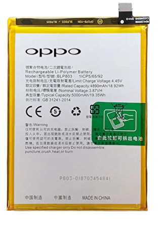 Oppo Realme V3 - Blp803 - Uyumlu Batarya Pil Sıfır Orijinal