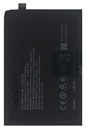 Oppo Reno 6 - BLP863 - Uyumlu Batarya Pil Sıfır Orijinal