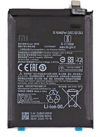 Xiaomi Redmi NOTE 10S - BN 59 - Uyumlu Batarya Pil Sıfır Orijinal