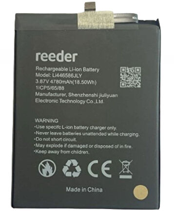 Reeder P13 Blue Plus Uyumlu Batarya Pil Sıfır Orijinal