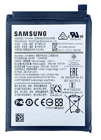 Samsung Galaxy A02S - SM-A025 - Uyumlu Batarya Pil Sıfır Orijinal