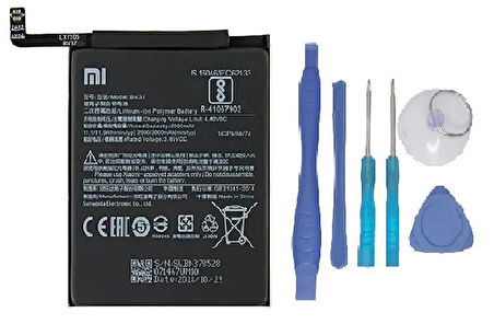 Xiaomi Redmi 6A - BN 37 - Uyumlu Batarya Pil Sıfır Orijinal + TAMİR SETİ