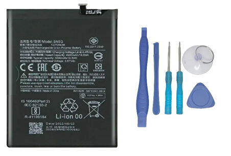 Xiaomi Redmi 10A - BN5G - Uyumlu Batarya Pil Sıfır Orijinal + TAMİR SETİ