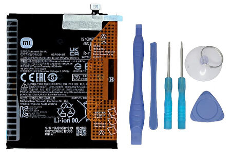 Xiaomi Redmi NOTE 10 5G - BN 5A - Uyumlu Batarya Pil Sıfır Orijinal + TAMİR SETİ