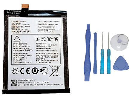 Tcl 10SE Uyumlu Batarya Pil Sıfır Orijinal + TAMİR SETİ