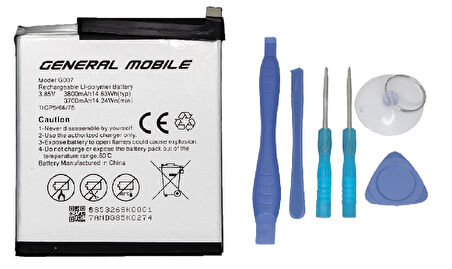 Genaral Mobile GM 9 PRO Uyumlu Batarya Pil Sıfır Orijinal + TAMİR SETİ