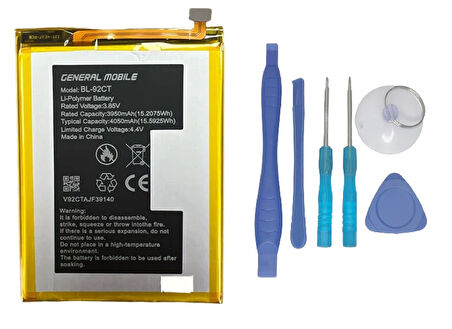 Genaral Mobile GM 20 PRO Uyumlu Batarya Pil Sıfır Orijinal + TAMİR SETİ