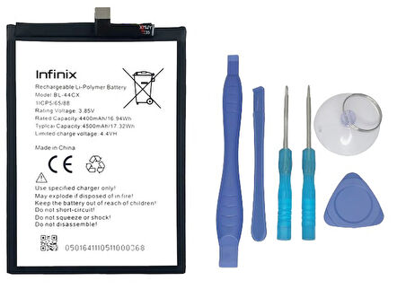 Infinix ZERO 8 Uyumlu Batarya Pil Sıfır Orijinal + TAMİR SETİ