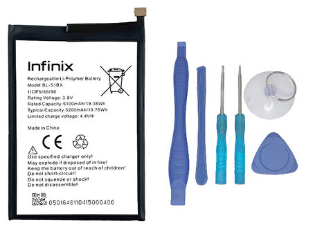 Infinix NOTE 8İ Uyumlu Batarya Pil Sıfır Orijinal + TAMİR SETİ