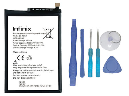 Infinix NOTE 10 Uyumlu Batarya Pil Sıfır Orijinal + TAMİR SETİ