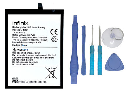 Infinix NOTE 11 Uyumlu Batarya Pil Sıfır Orijinal + TAMİR SETİ