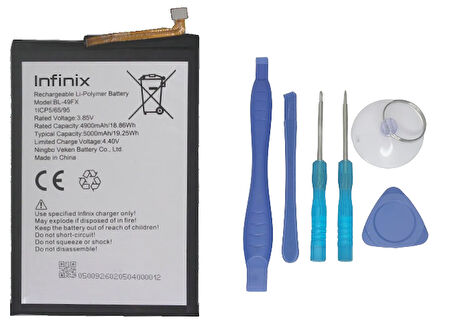 Infinix HOT 8 Uyumlu Batarya Pil Sıfır Orijinal + TAMİR SETİ