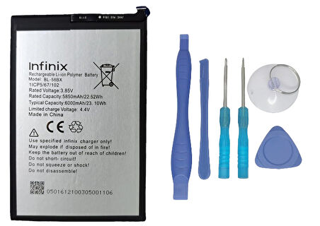 Infinix HOT 10T Uyumlu Batarya Pil Sıfır Orijinal + TAMİR SETİ