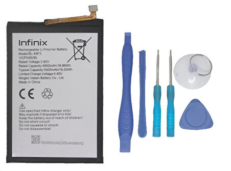 Infinix HOT 20İ Uyumlu Batarya Pil Sıfır Orijinal + TAMİR SETİ