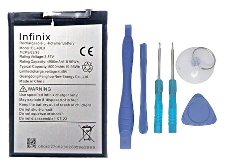 Infinix HOT 12İ Uyumlu Batarya Pil Sıfır Orijinal + TAMİR SETİ