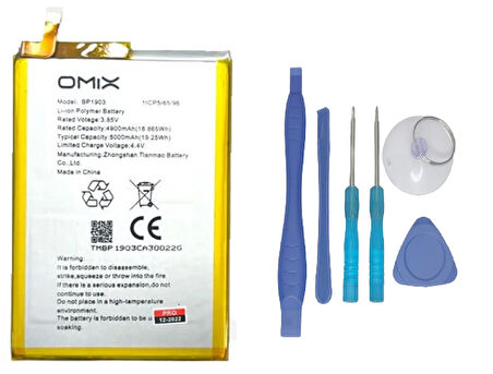 Omix 700 Uyumlu Batarya Pil Sıfır Orijinal + TAMİR SETİ