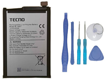 Tecno Spark 10 PRO Uyumlu Batarya Pil Sıfır Orijinal + TAMİR SETİ