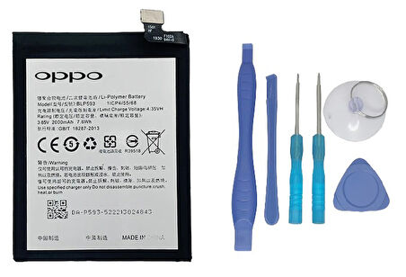 Oppo A31 - BLP593 - Uyumlu Batarya Pil Sıfır Orijinal + TAMİR SETİ